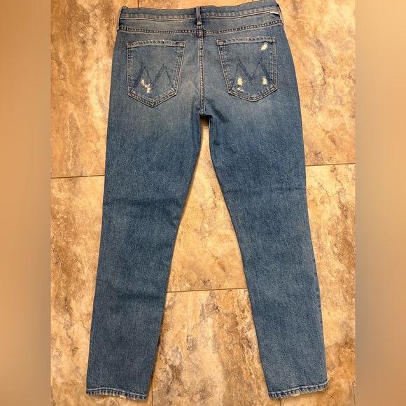NWOT MOTHER The Flirt Fray Jeans in Cold Feet Women’s 30 - Picture 9 of 16